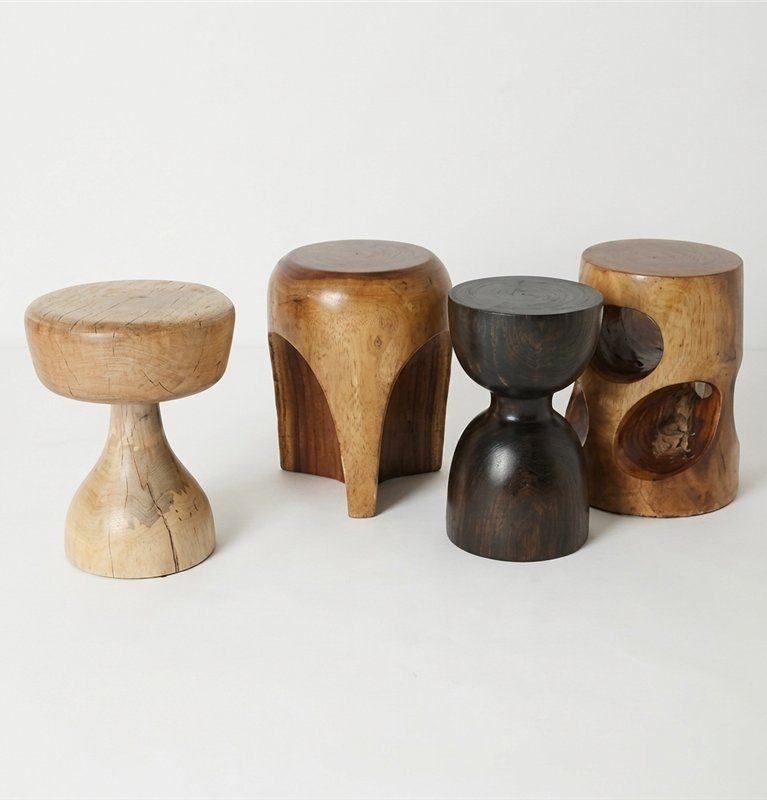 African Inspired Low Stool