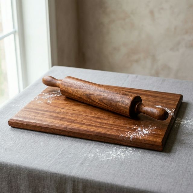 Wooden Rolling Pin and Board - Standard